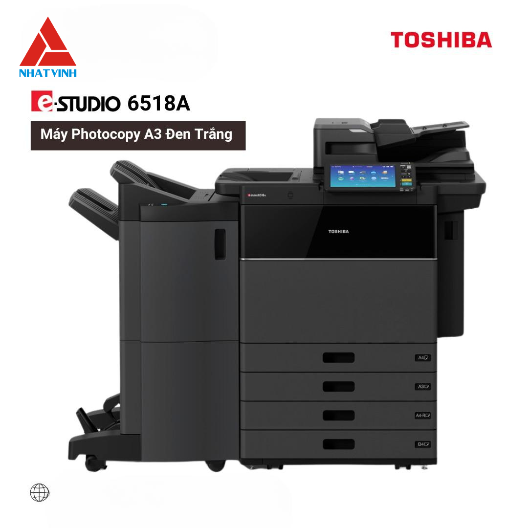 Máy Photocopy A3 Đen Trắng Toshiba e-Studio 6518A