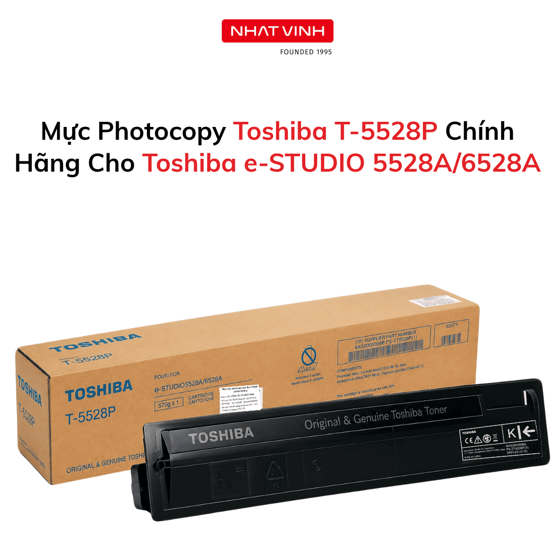 Mực Photocopy Toshiba T-5528P Chính Hãng Cho Toshiba e-STUDIO 5528A / 6528A