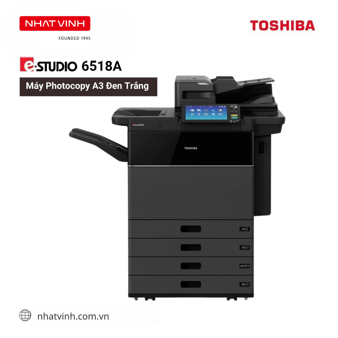 Máy Photocopy A3 Đen Trắng Toshiba e-Studio 6518A